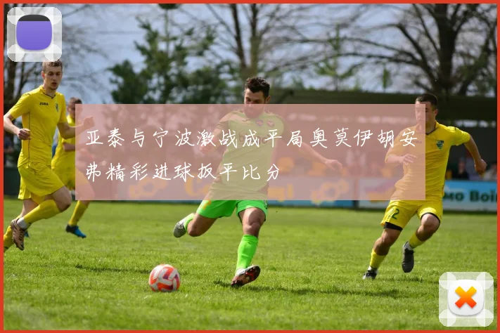 亚泰与宁波激战成平局奥莫伊胡安弗精彩进球扳平比分